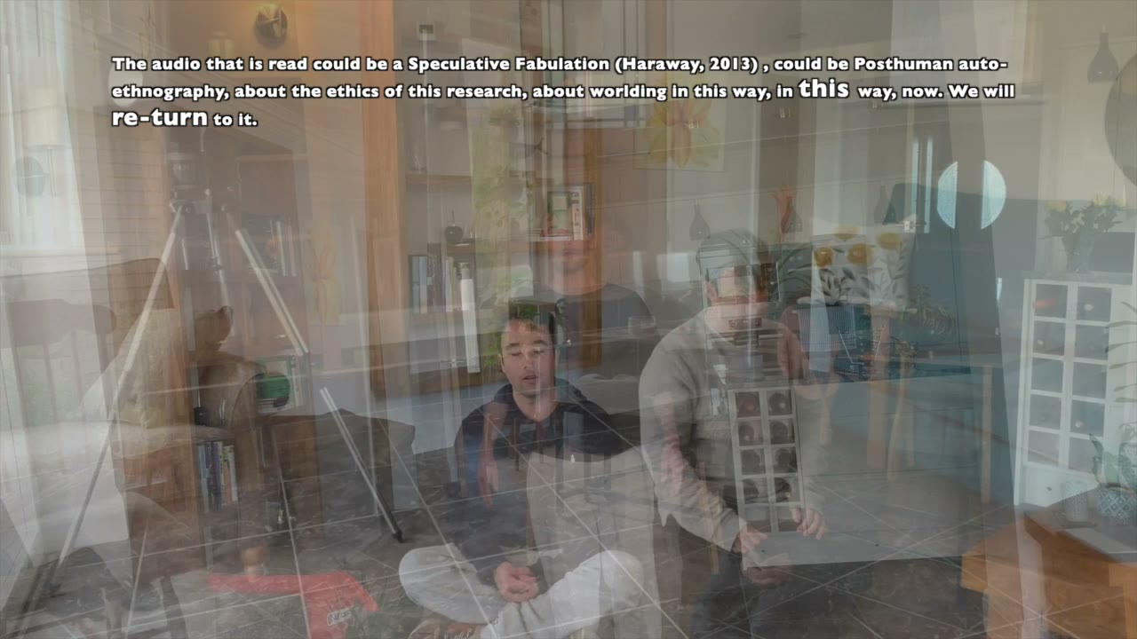 Still from Constantly Becoming With, video wonderings by Kieran Sheehan